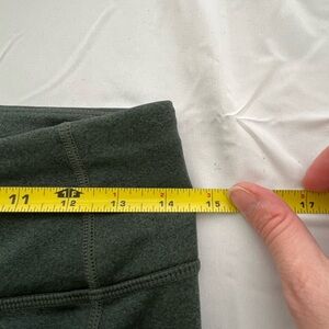 Woolx McKenna Pocket Leggings Size S Super-Warm Merino Athleisure Forest Green